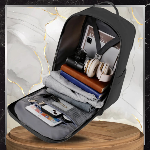 Kelioninė kuprinė BAD&BAGS, juoda, vandeniui atspari