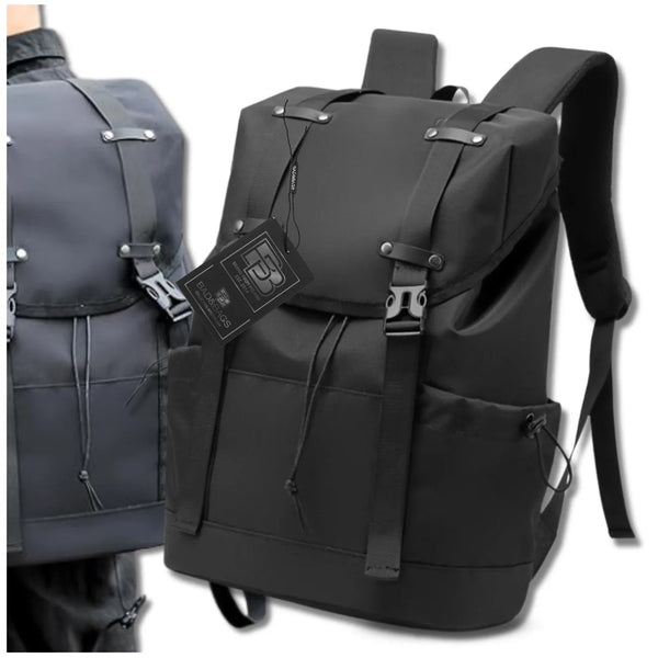 Kelioninė kuprinė BAD&BAGS, juoda, vandeniui atspari N488