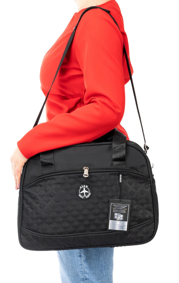 Kelioninis krepšys BAD&BAGS, juodas N495