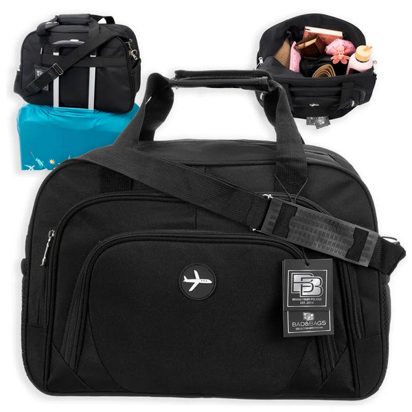 Kelioninis krepšys BAD&BAGS, juodas N496