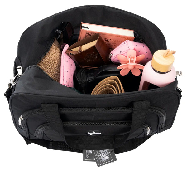 Kelioninis krepšys BAD&BAGS, juodas N496