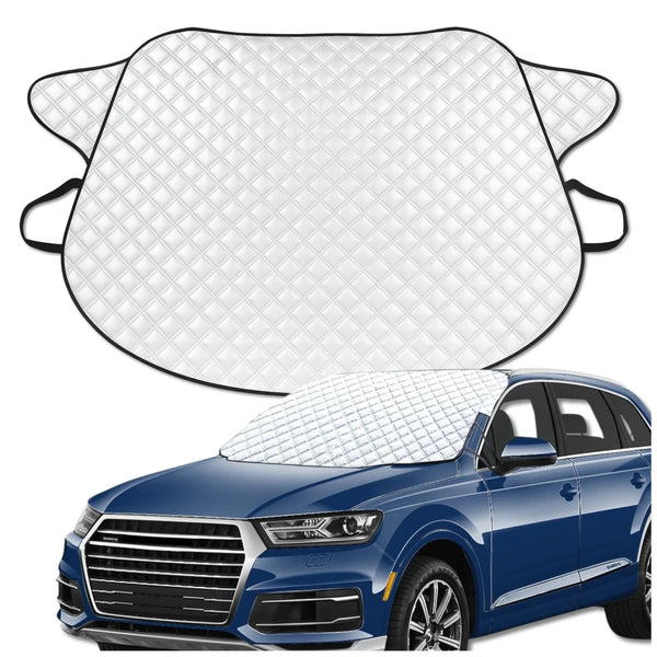 Automobilio priekinio stiklo apsauga nuo šalčio