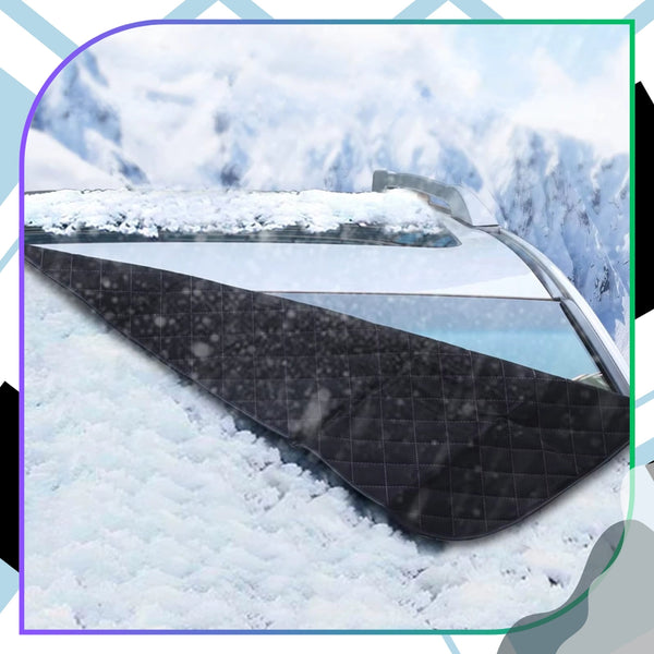 Automobilio priekinio stiklo apsauga nuo šalčio
