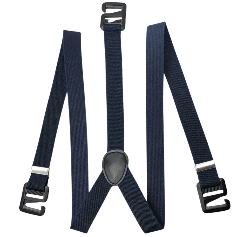 Elastingos tamsiai mėlynos vyriškos petnešos