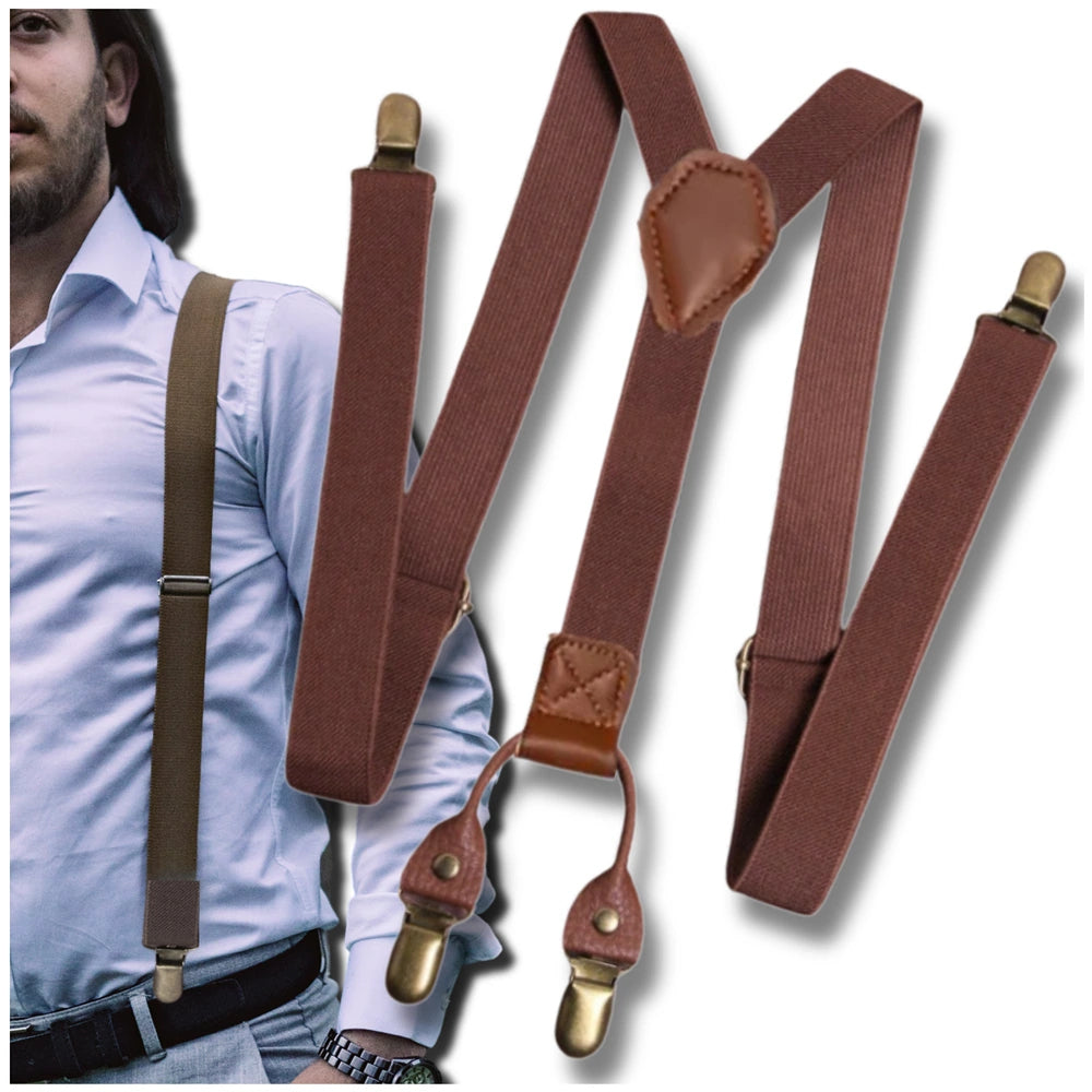 Rudos elastingos vyriškos petnešos