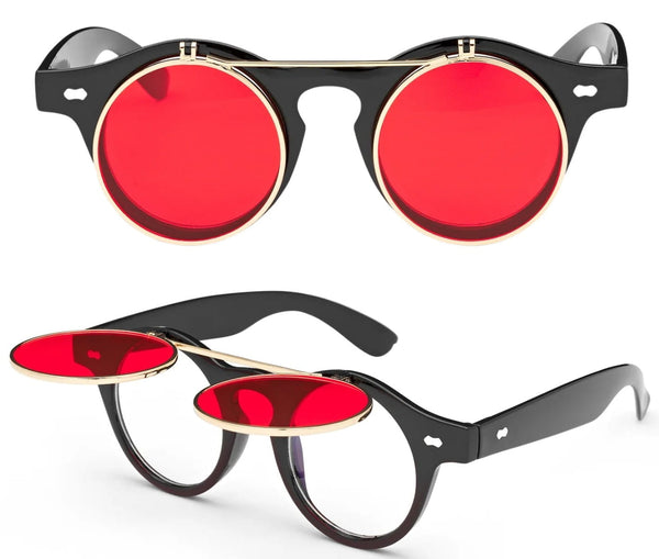 Akiniai nuo saulės, apvalūs, retro stilius