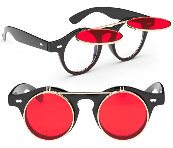 Akiniai nuo saulės, apvalūs, retro stilius