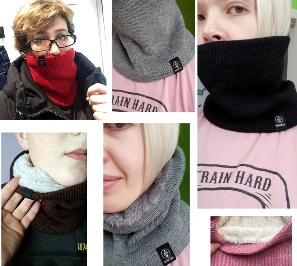 APŠILTINTA ŽIEMINĖ KAKLO MOVA KR83