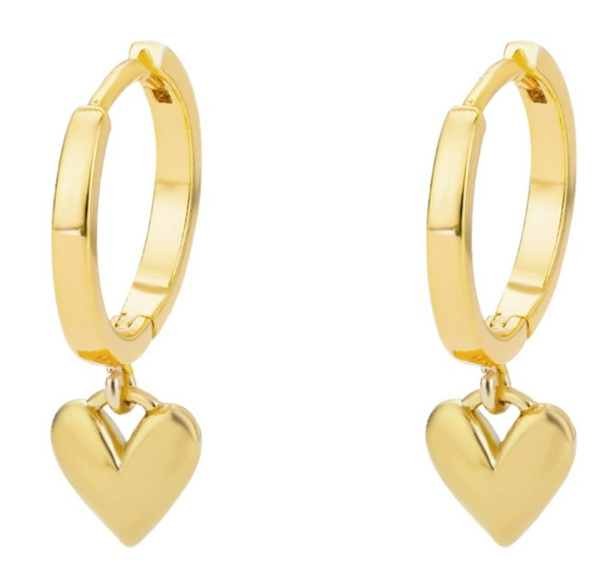 Auskarai moterims A55, aukso spalvos