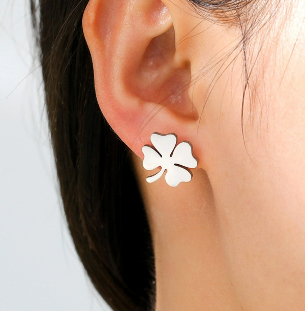 Auskarai moterims A59, sidabro spalvos