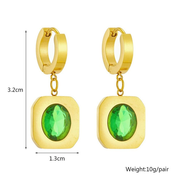 Auskarai moterims B8, auksinės spalvos