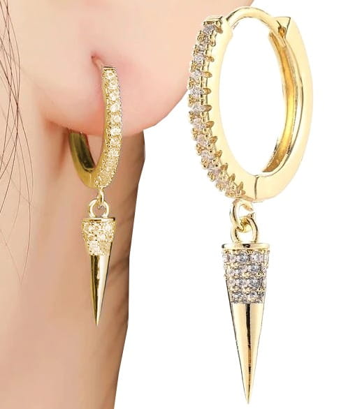 Auskarai moterims G26-2, auksinė