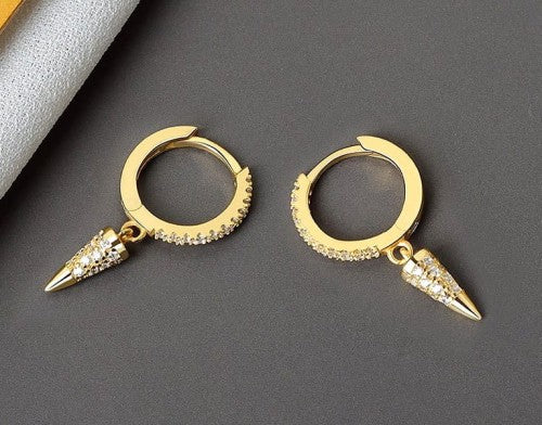 Auskarai moterims G26-2, auksinė