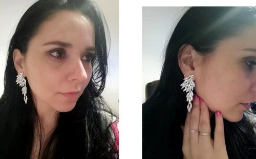 Auskarai moterims T43