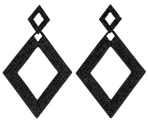 Auskarai moterims Y42 juodi