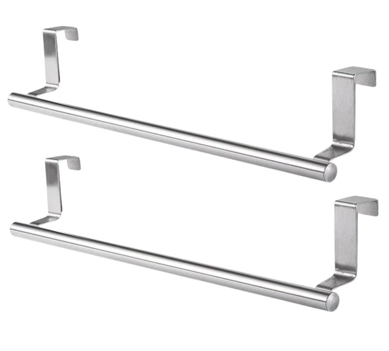 Virtuvės rankšluosčių kabyklos 2vnt J2, sidabrinės N247