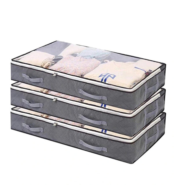 Dėklai spintai, 2 vnt., 100x50x15 cm, pilki