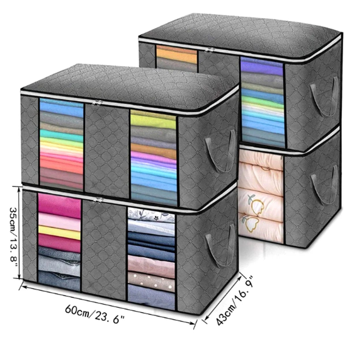 Dėklas spintos stalčiui 60 cm x 43 cm x 35 cm E39 pilkas