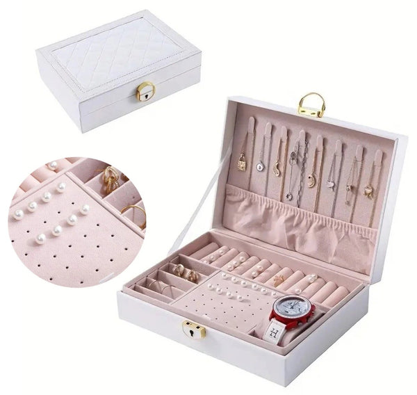 Dėžutė papuošalams DS129 balta