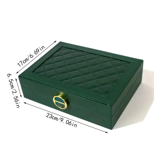 Dėžutė papuošalams DS129 žalia