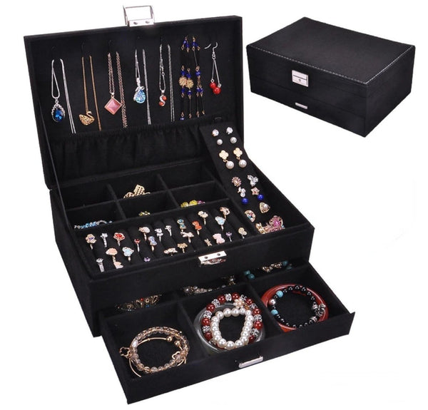 Dėžutė papuošalams EG132 juoda