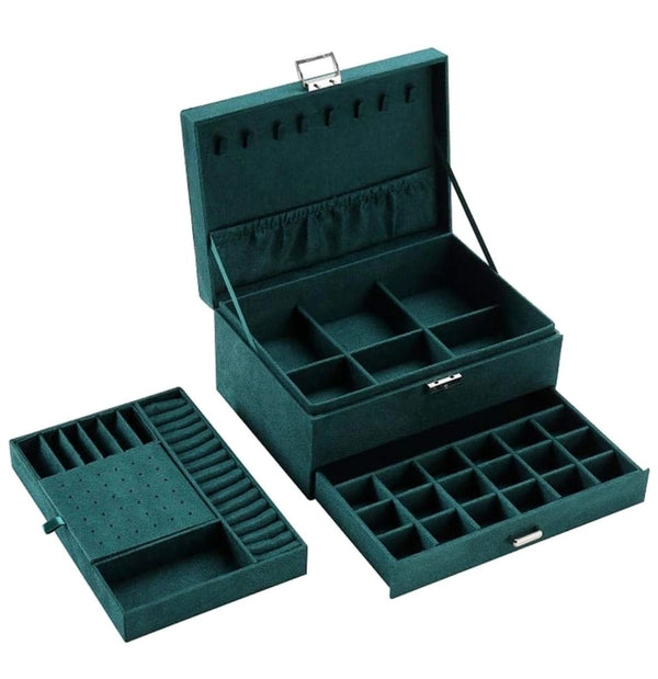 Dėžutė papuošalams EG132 žalia