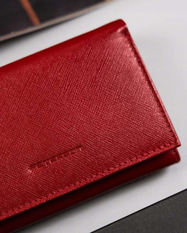 Didelė moteriška piniginė Peterson D22, raudona D1943