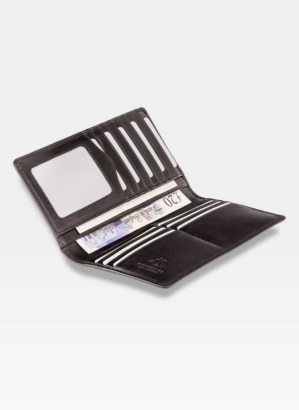 Didelė vyriška piniginė Visconti P6, juoda S1129