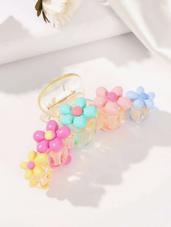 Didelis spalvotas plaukų segtukas 10,5 x 4 cm P377