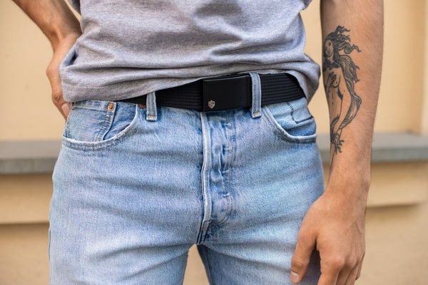 Diržas Stevens DI03, juodas D205