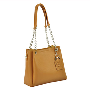 Luka 19-62 DOLLARO natūralios odos rankinė, camel-1 camel-1