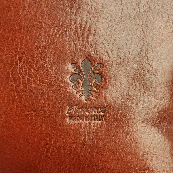 Florence 35 ruda odinė rankinė brązowy