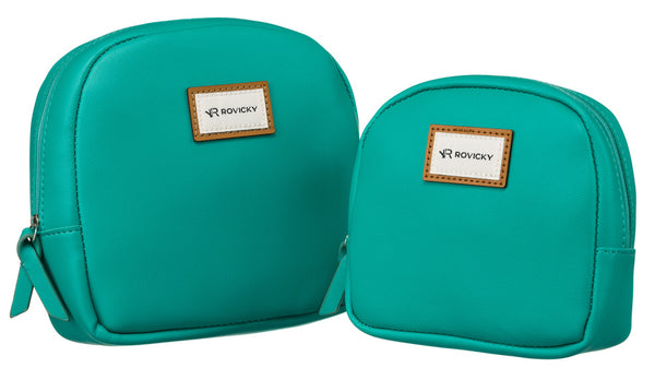 Dviejų moteriškų kosmetinių rinkinys K10, žalias