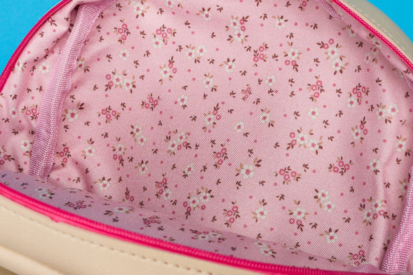 Dviejų moteriškų kosmetinių rinkinys K12, smėlio spalvos