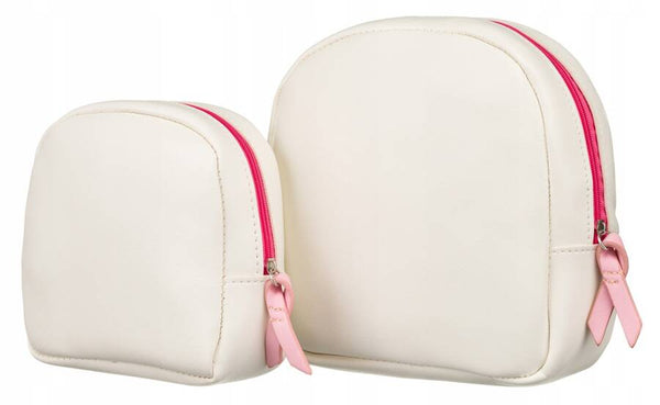 Dviejų moteriškų kosmetinių rinkinys K13, baltas