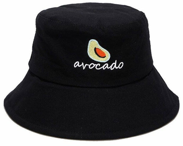 Dvipusė kepurė bucket hat AVOCADO, balta-juoda