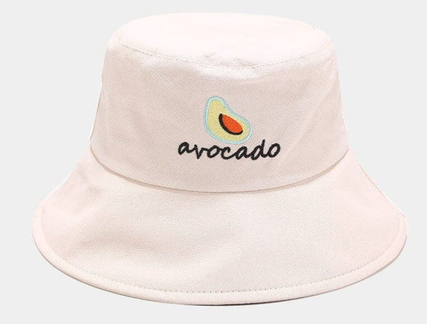 Dvipusė kepurė bucket hat AVOCADO, balta-juoda