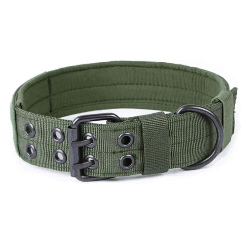 Reguliuojamas šuns antkaklis XL C2, žalias N232