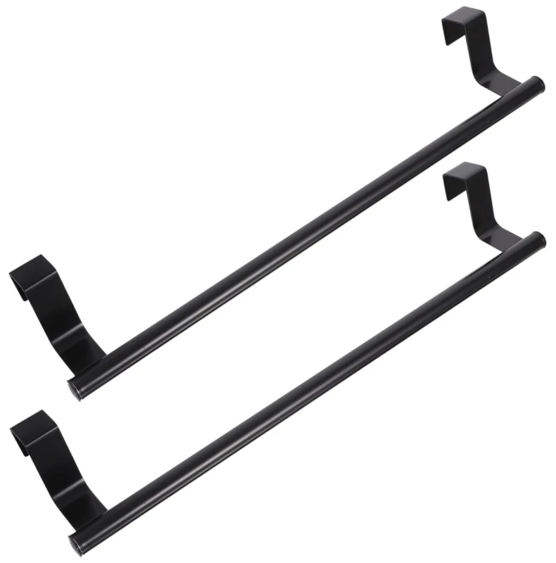 Virtuvės rankšluosčių kabyklos 2vnt J4, juodos N248