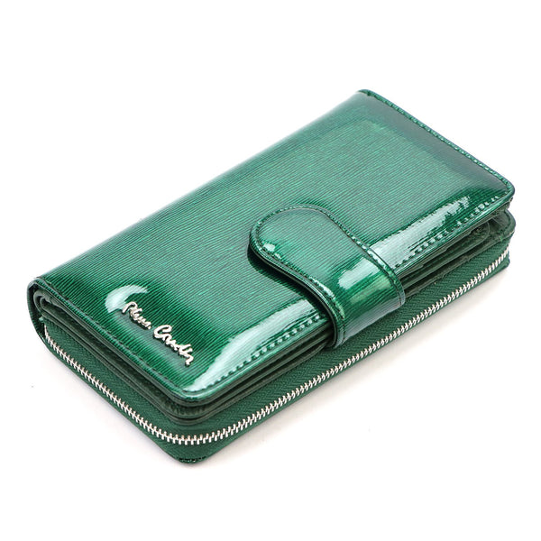 Pierre Cardin 05 LINE 116 žalia piniginė zielony