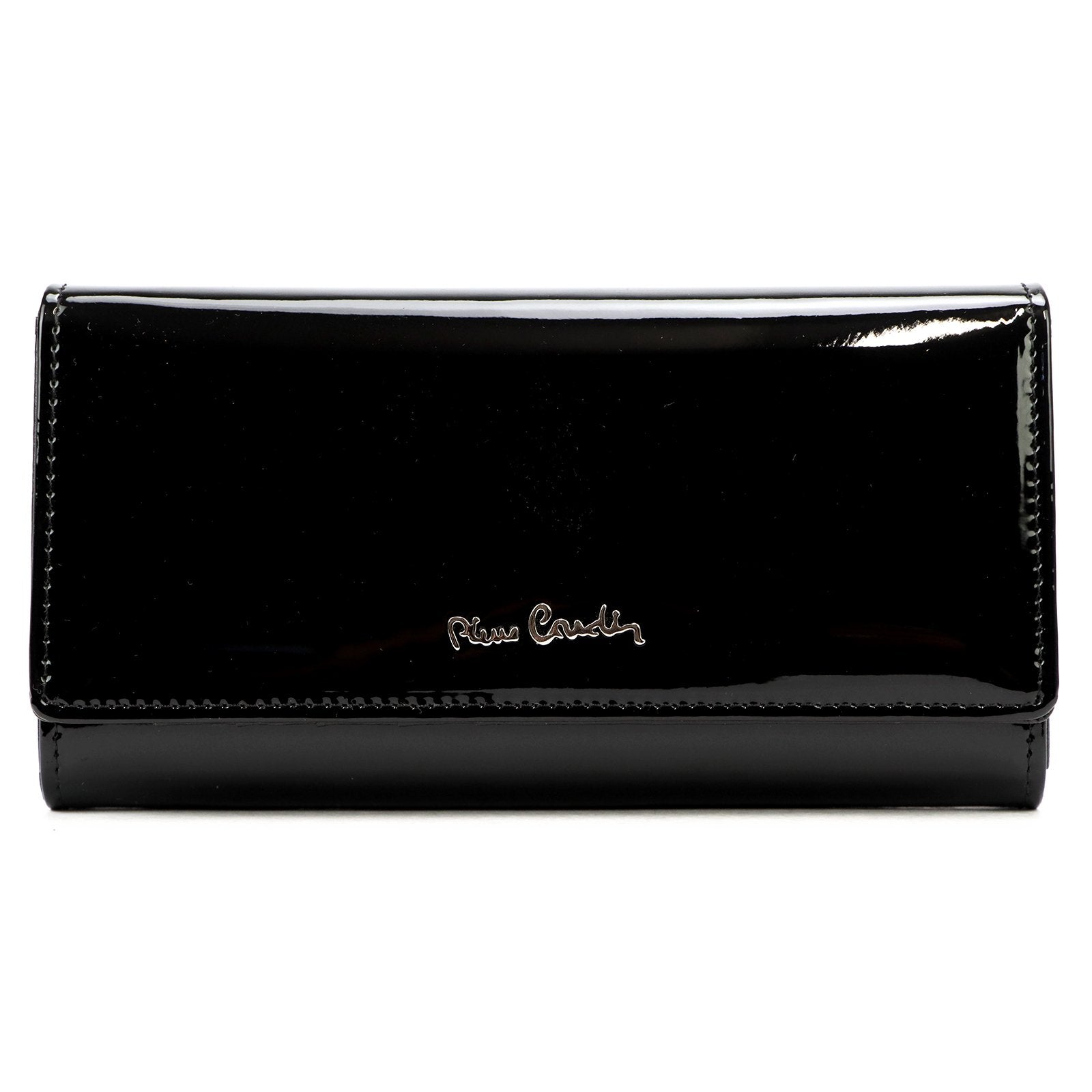 Pierre Cardin 07 SHINY 100 juoda piniginė czarny