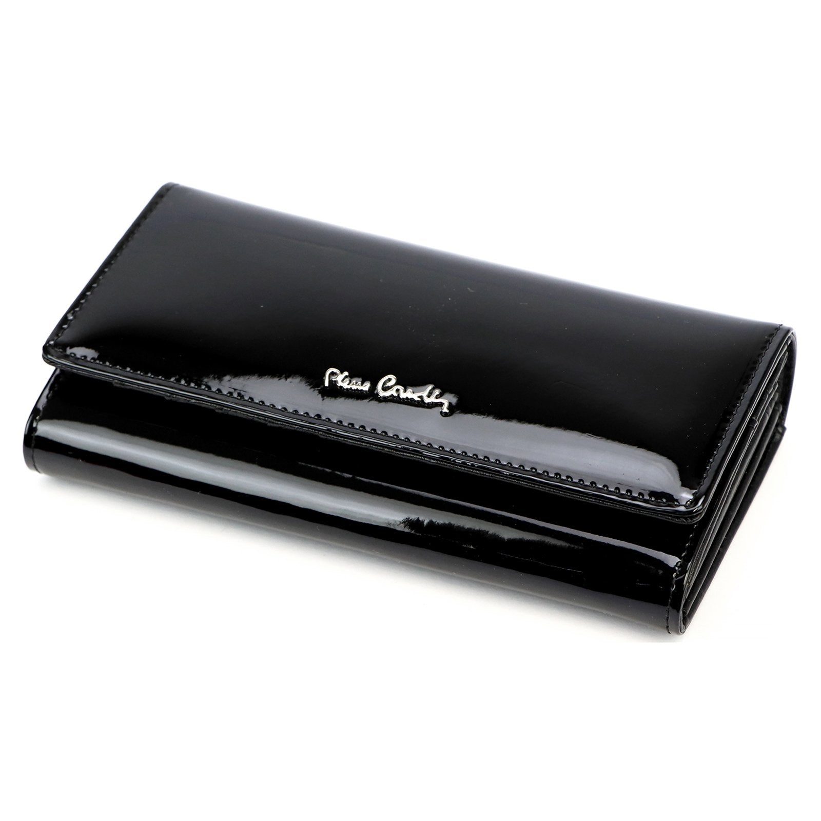 Pierre Cardin 07 SHINY 100 juoda piniginė czarny