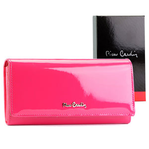 Pierre Cardin 07 SHINY 102 fuksijos spalvos piniginė fuksja