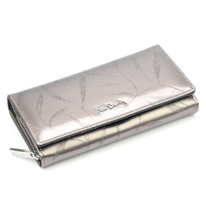 Pierre Cardin 02 LEAF 106 pelenų pilka piniginė popiel
