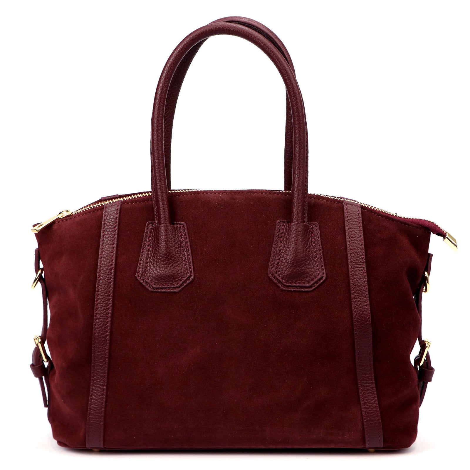 Luka 26-025 bordo natūralios odos rankinė bordo