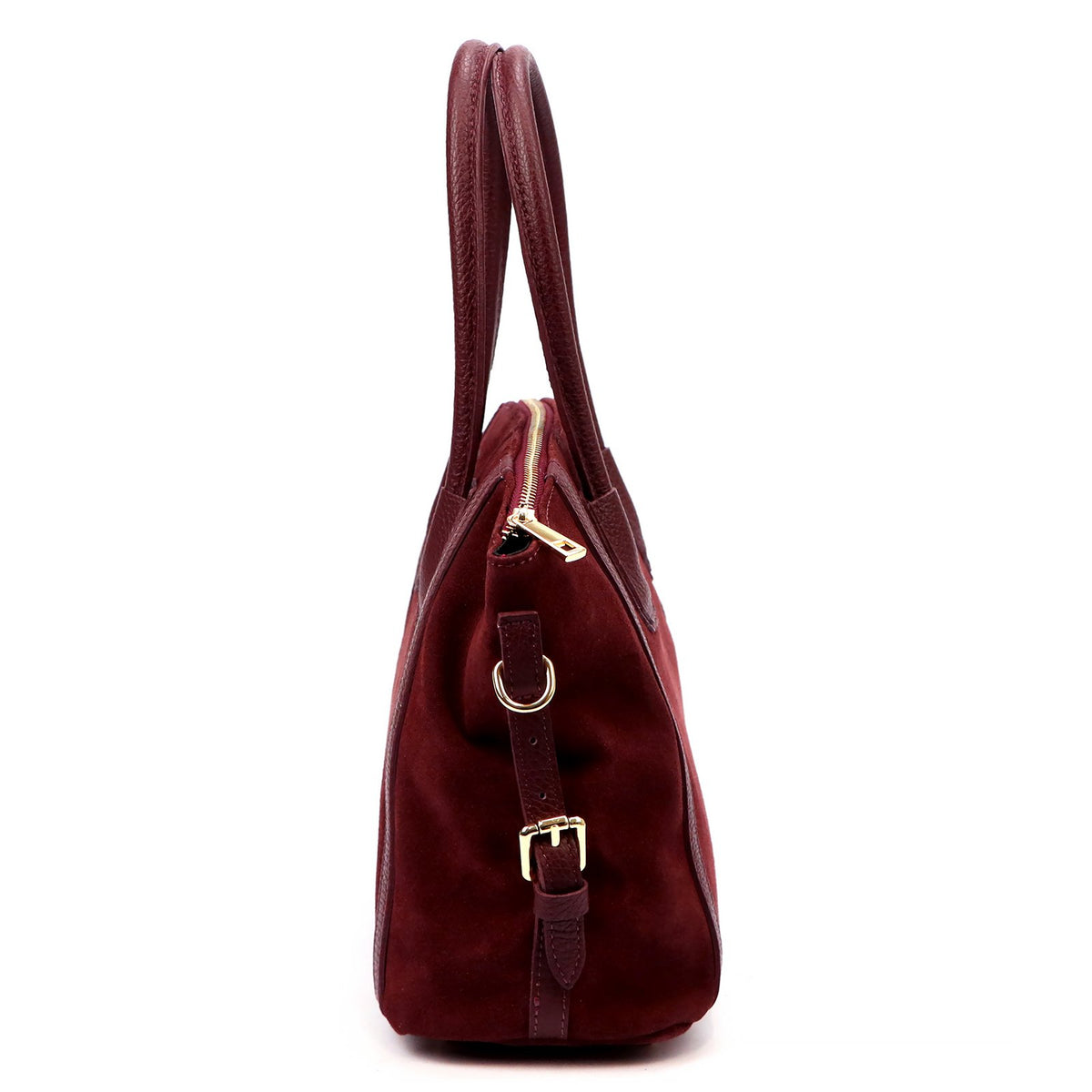 Luka 26-025 bordo natūralios odos rankinė bordo
