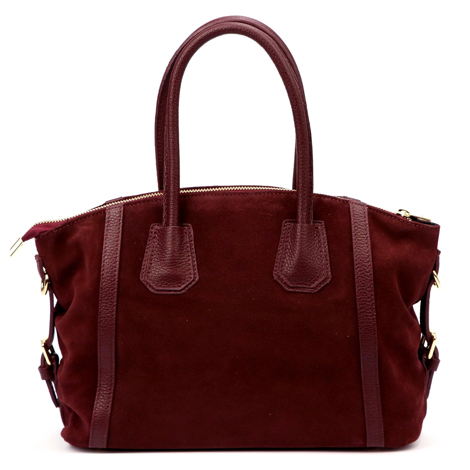 Luka 26-025 bordo natūralios odos rankinė bordo