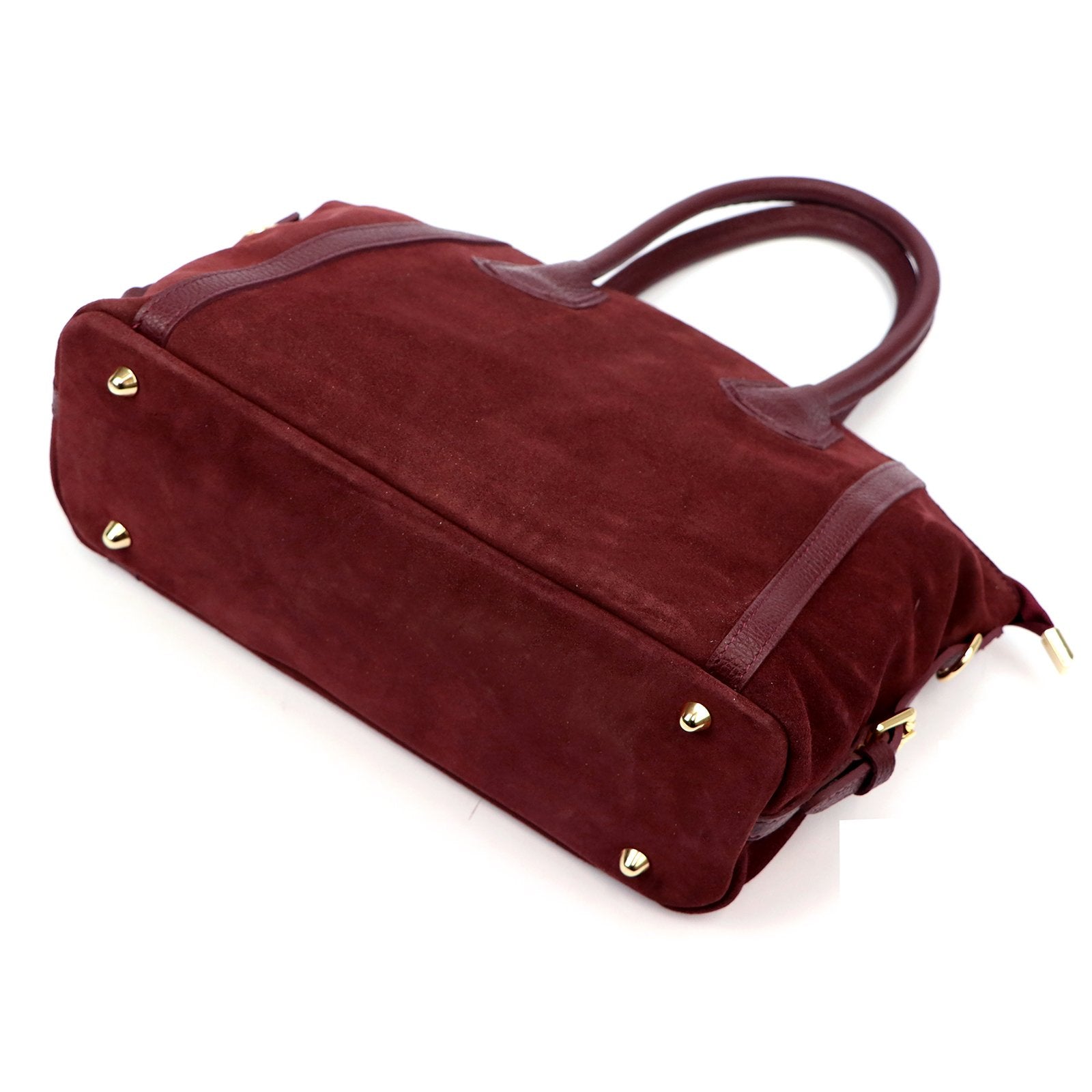 Luka 26-025 bordo natūralios odos rankinė bordo