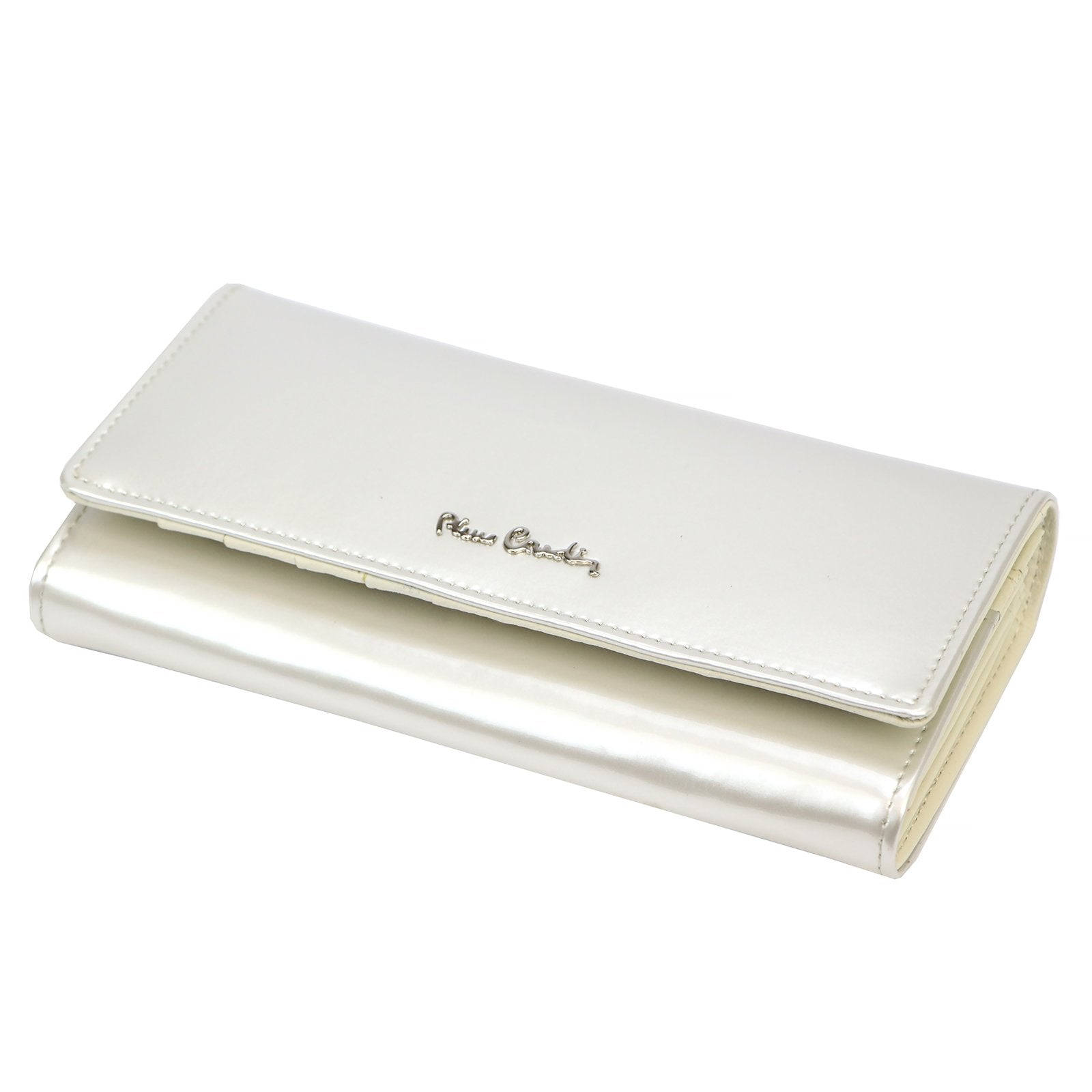Pierre Cardin 07 SHINY 100 smėlio spalvos piniginė beż