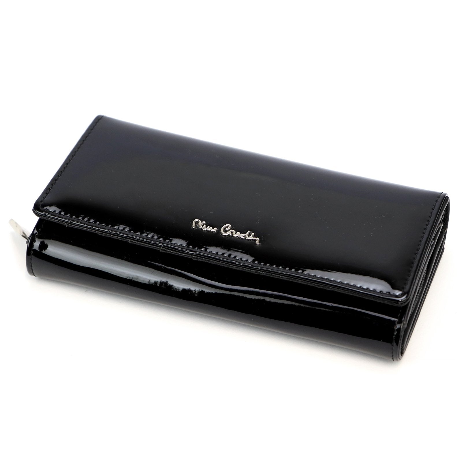 Pierre Cardin 07 SHINY 106 juoda piniginė czarny